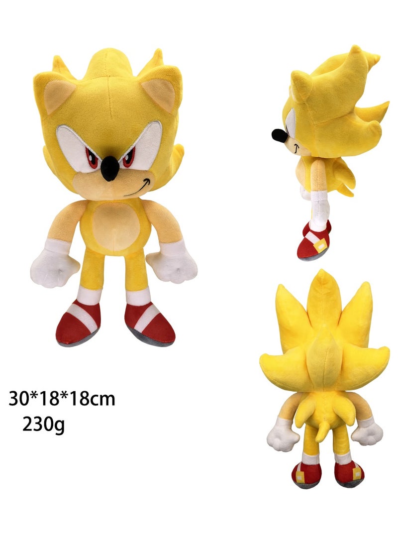 5 Pcs Sonic The Hedgehog Plush Toy Classic Sonic Figure Doll Plush Stuffed Animals Toys Gift for Boys Girls Movie Fans Blue - Image 5