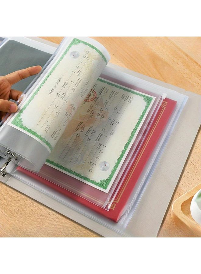 20 حزمة A4 B5 A5 A6 حقيبة تخزين وثائق مقاومة للماء لجوازات السفر وبطاقات الهوية والشهادات - Image 1