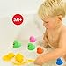 WAMSOLE 50 Pcs Multicolor Mini Rubber Ducks Baby Bath Toy Children Squeak and Float Colored Small Ducks in Bulk Toddlers Shower Duck Decorations Party Favors - Image 4