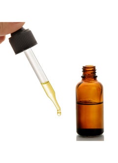 Aozita 12 pcs, 1 oz Amber Dropper Bottles for Essential Oils w/ 3 Stainless Steel Funnels & 1 Long Glass Dropper - 30ml Glass Bottles with Eye Droppers - Liquids Tincture Bottles, Leak Proof Travel Bottles 