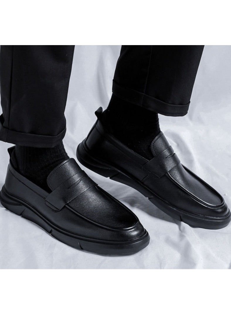 Warrior - Versatile Retro Casual Leather Shoes - Image 1