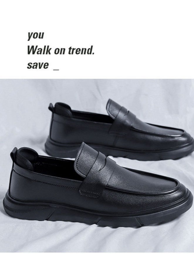 Warrior - Versatile Retro Casual Leather Shoes - Image 1