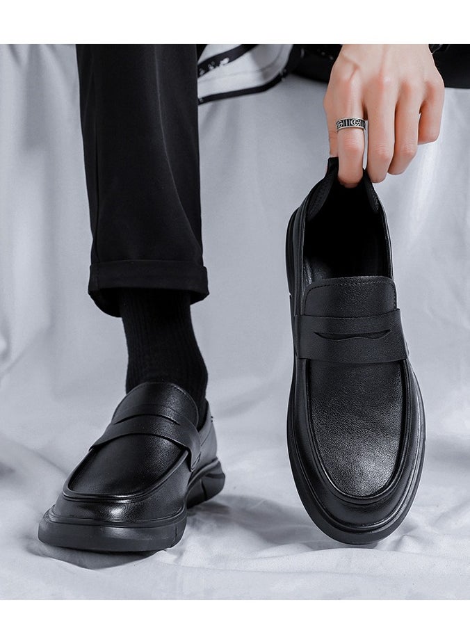 Warrior - Versatile Retro Casual Leather Shoes - Image 1