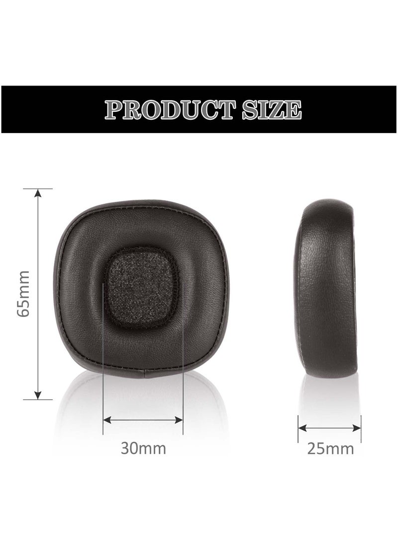 general Replacement ear cushions compatible with Marshall Major IV wireless headphones, crafted from soft protein leather and memory foam. - Image 3