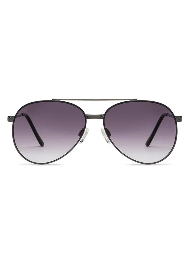 VINCENT CHASE Vincent Chase By Lenskart | Gunmetal Pink Full Rim Pilot | Economic Range | Branded Latest and Stylish Sunglasses | 100% UV Protected | Men & Women | Large | VC S15803