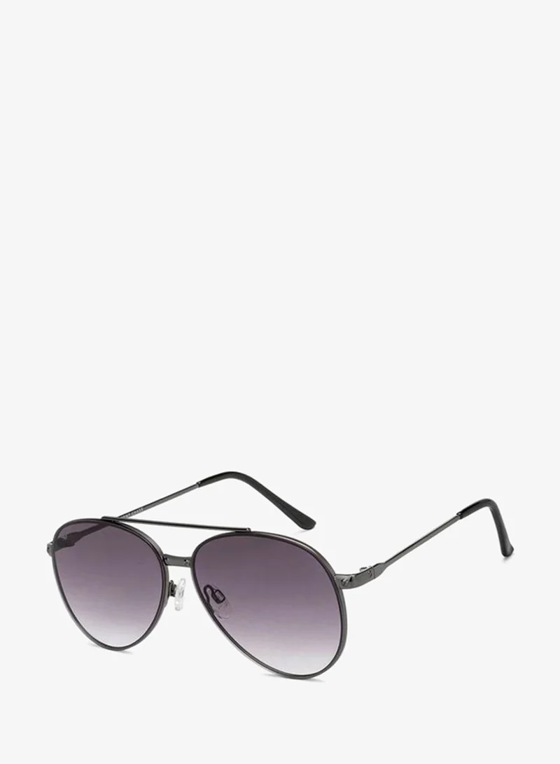 VINCENT CHASE Vincent Chase By Lenskart | Gunmetal Pink Full Rim Pilot | Economic Range | Branded Latest and Stylish Sunglasses | 100% UV Protected | Men &amp; Women | Large | VC S15803