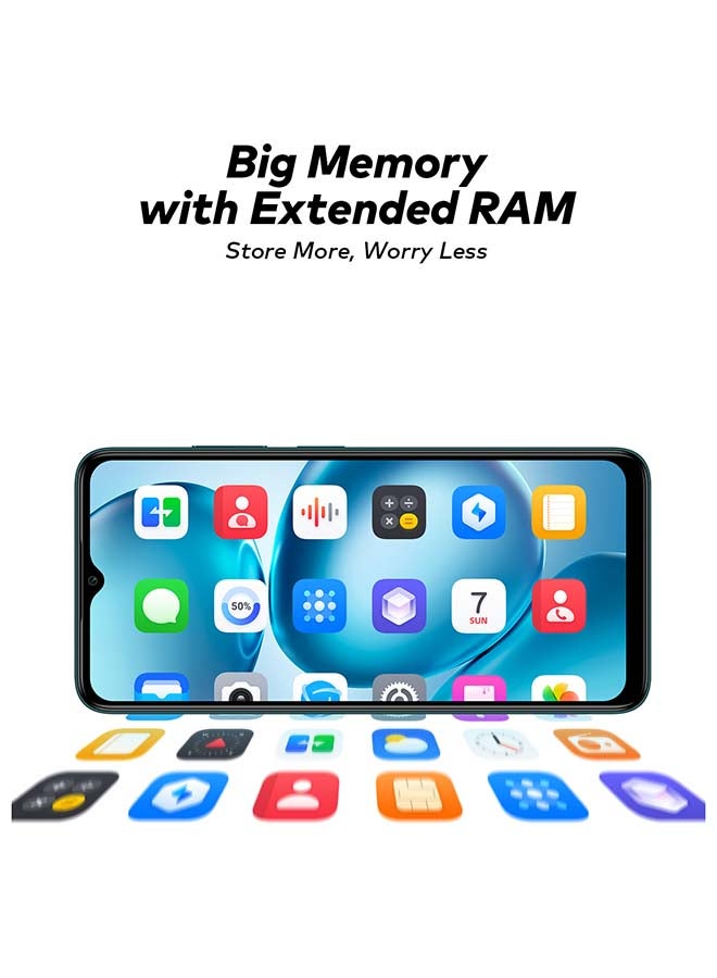 إيتيل A100Cs أخضر بحيرة 3+5GB RAM 128GB 4G - النسخة الشرق أوسطية - Image 5