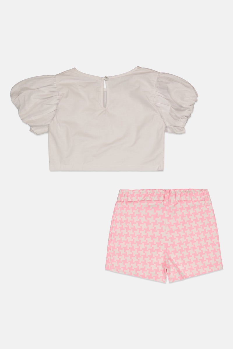 Limited Too Toddlers Girl 2 Pieces Graphic Print Top And Shorts, Multicolor - Image 3