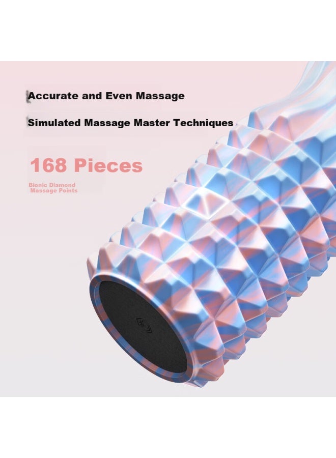 JD.com Fitness Foam Roller Solid Core Roller Yoga Column Foam Shaft Leg Massager Roller Stick Calf Massager Roller Foam Powder - Image 4