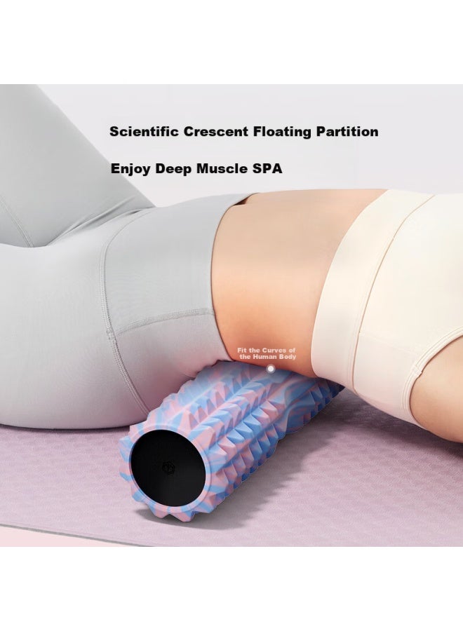 JD.com Fitness Foam Roller Solid Core Roller Yoga Column Foam Shaft Leg Massager Roller Stick Calf Massager Roller Foam Powder - Image 3