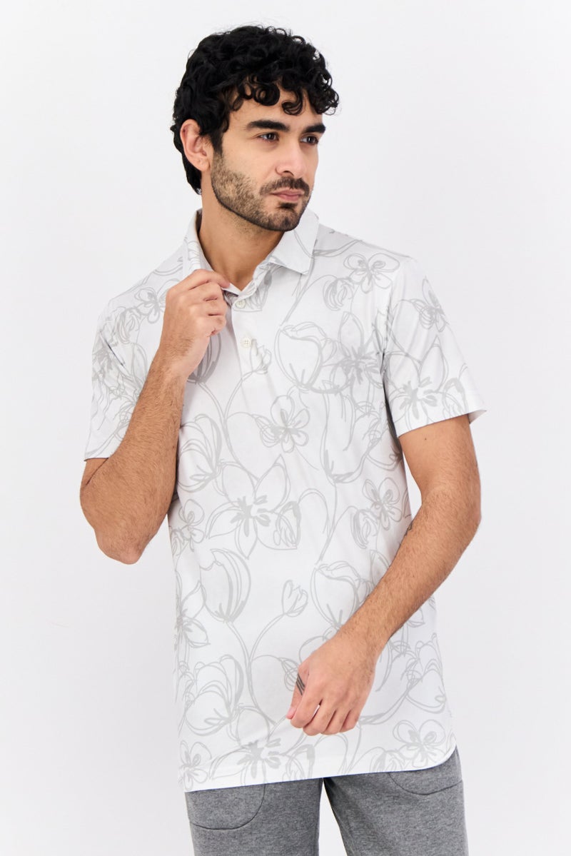 PUMA Men Sportswear Fit Short Sleeves Golf Polo Shirt, Multicolor - Image 1