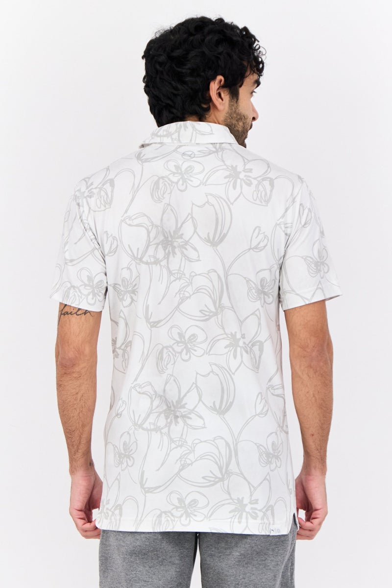 PUMA Men Sportswear Fit Short Sleeves Golf Polo Shirt, Multicolor - Image 3