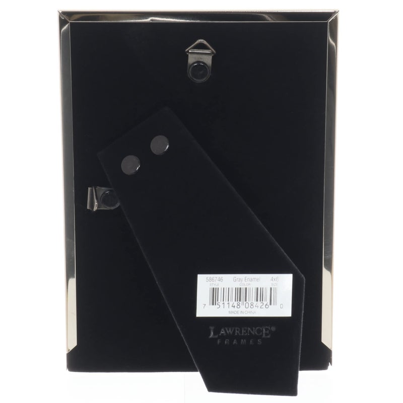 Lawrence Frames Polished Enamel Picture Frame  4x6  Gray - Image 5