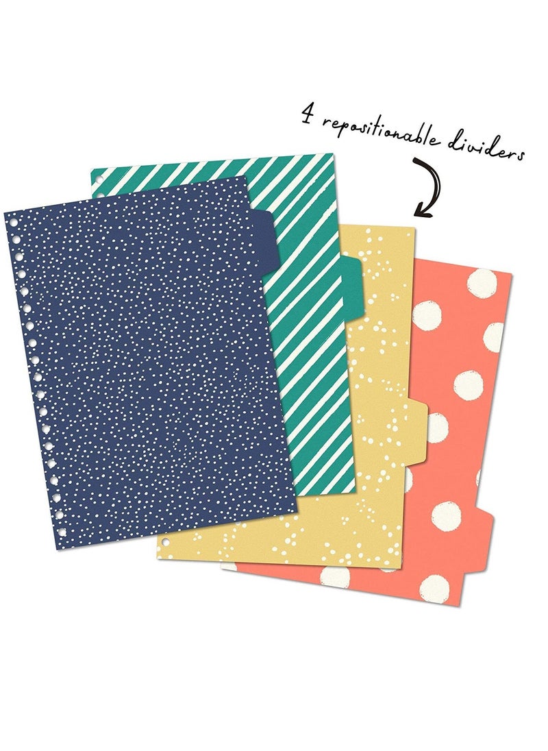 Pukka Pad B5 Size Floral Love Project Notebook With Four Divisions  - Image 3