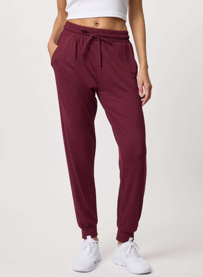 REALESSENTIALS 3 Pack: Women's Ultra-Soft Lounge Joggers Sweatpants Athletic Yoga Pants with Pockets (Available in Plus), Set 17, XL - Image 2