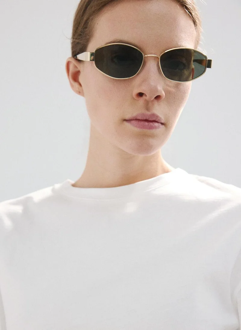 MANGO  Cotton t-shirt with pucker detail for Women | Best Price UAE