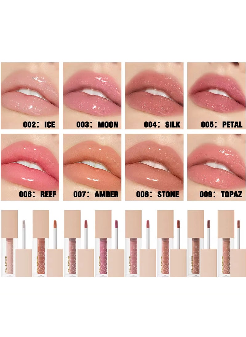 HelloKiss Ultra Glossy Lip Gloss Moisturizing Plump Moist Soft Lip Lifter Gloss Light Fine Texture Lipstick Lip Color Lip Oil Lip Gloss Plumper Volumizing lip Makeup Lip Gloss Oil 03  - Image 2
