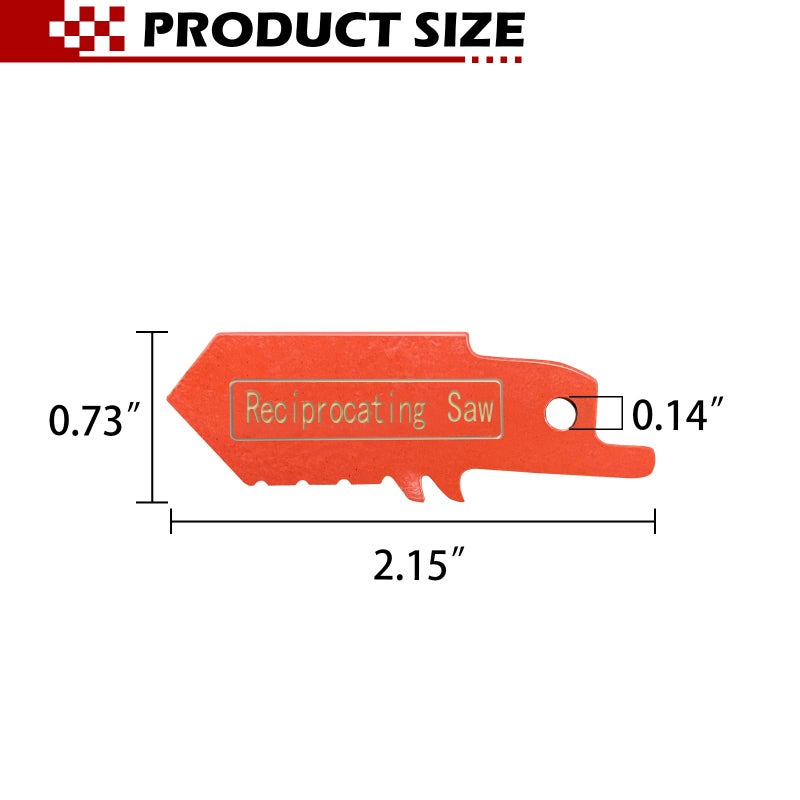 Verplexter 2-Pack Reciprocating Saw Blades for Drywall and Plaster Cutting - Image 2