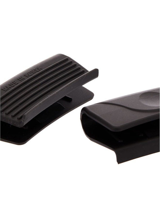 نيو فلام Neoflam Silicone Grip Set Of 2Pc Black Use With Pot Hot Handle black - Image 3