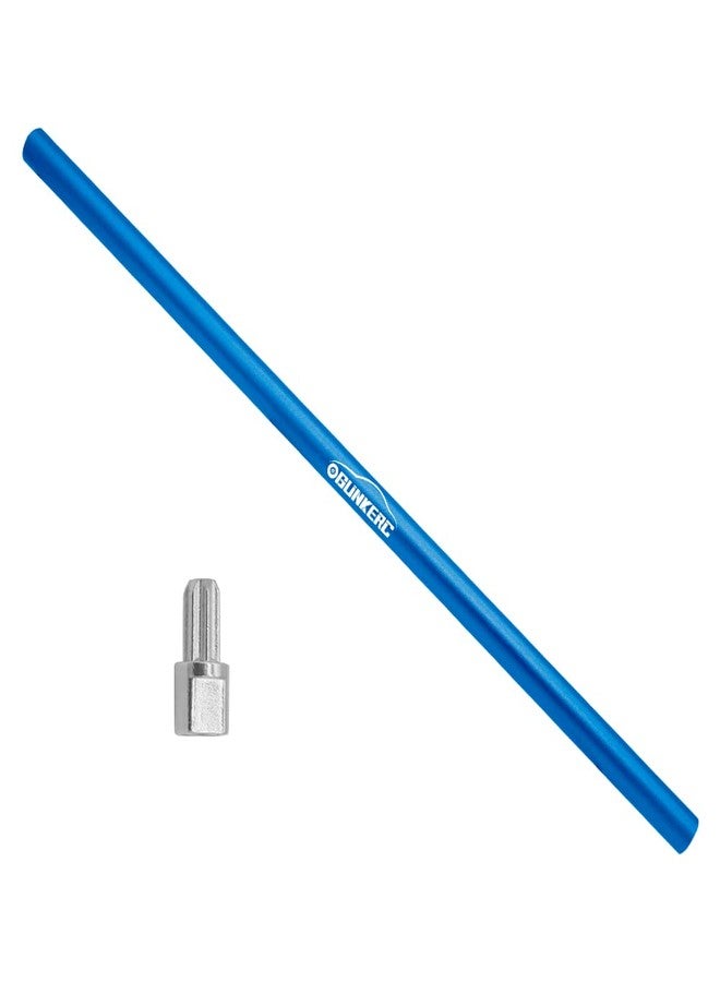 OGUNKE RC Aluminum Alloy Driveshaft Perfect Upgrade for Traxxas 4X4 Center Driveshaft (Blue) - Image 1