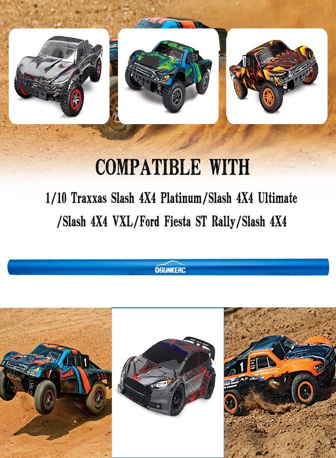 OGUNKE RC Aluminum Alloy Driveshaft Perfect Upgrade for Traxxas 4X4 Center Driveshaft (Blue) - Image 3