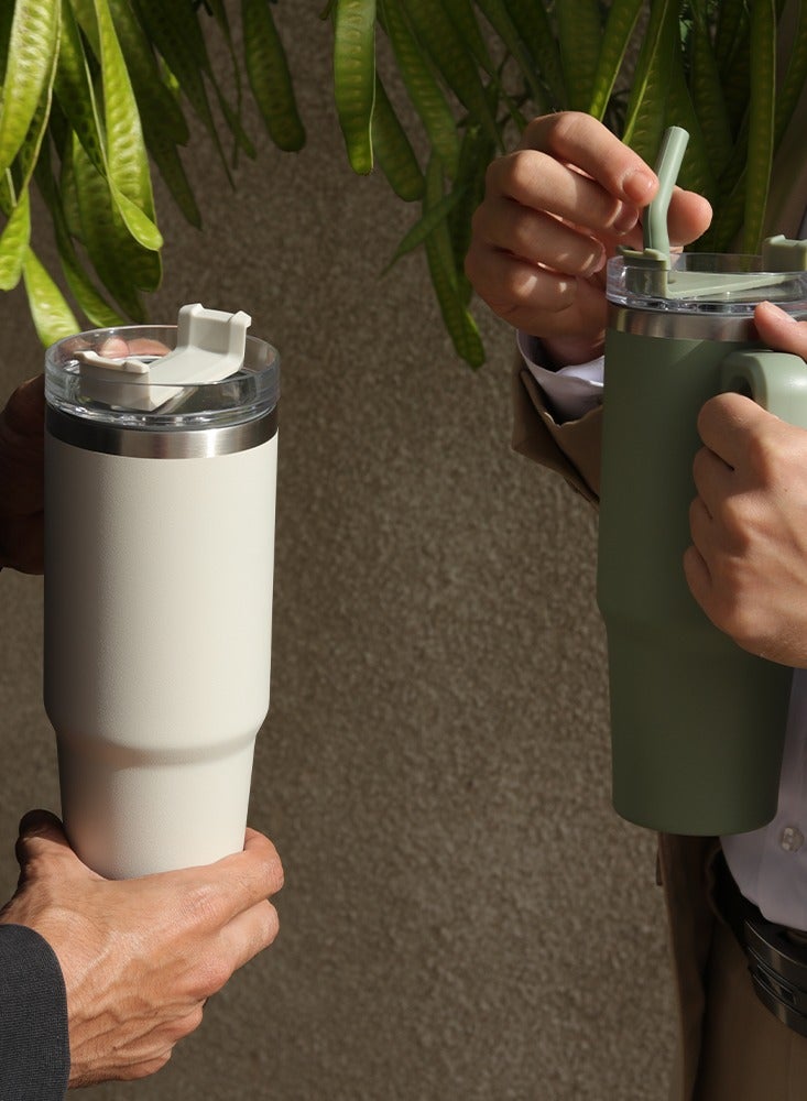 Botella Insulated Water Bottle MegaFlask - Leakproof Stainless Steel, Sports & Outdoor 900ml, Grey - Image 4