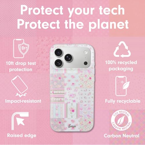 Sonix Case for iPhone 17 Pro Max | Compatible with MagSafe | 10ft Drop Tested | Patchwork Cottage - Image 4
