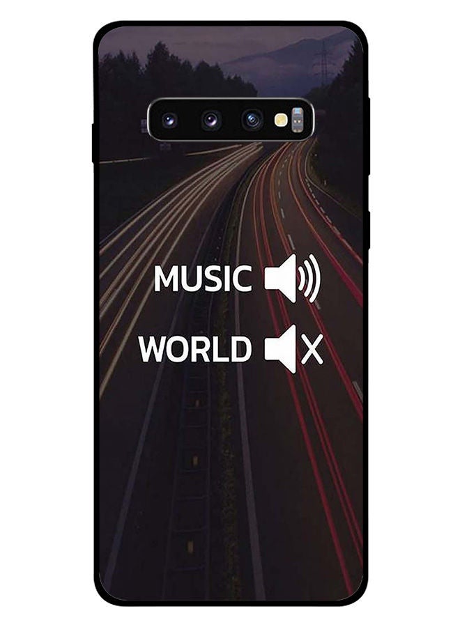 Theodor Protective Case Cover For Samsung Galaxy S10 Plus Music Word - Image 1