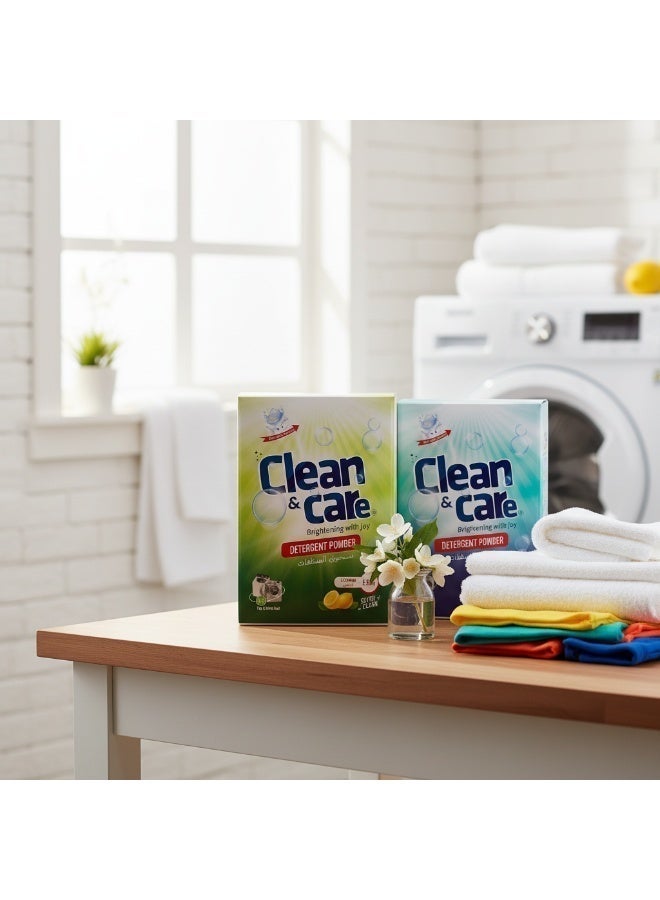 Clean and Care Clean & Care Detergent Powder 5kg Combo Set includes 2.5kg Lemon & 2.5kg Jasmine Advanced Stain Removal & Brightening with Joy for Top & Front Load Machines - Image 3