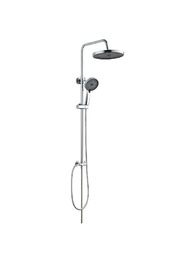 Aqua Drop Wall Mounted Installation Retro Fit Shower System Chrome 6.5 x 98 x 35 cm DF594