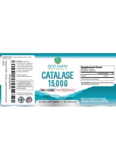 Best Earth Naturals Catalase Supplement 15,000 - Hair Supplements for Strong Hair - 60 Capsules (60-Day Supply)  - Image 3