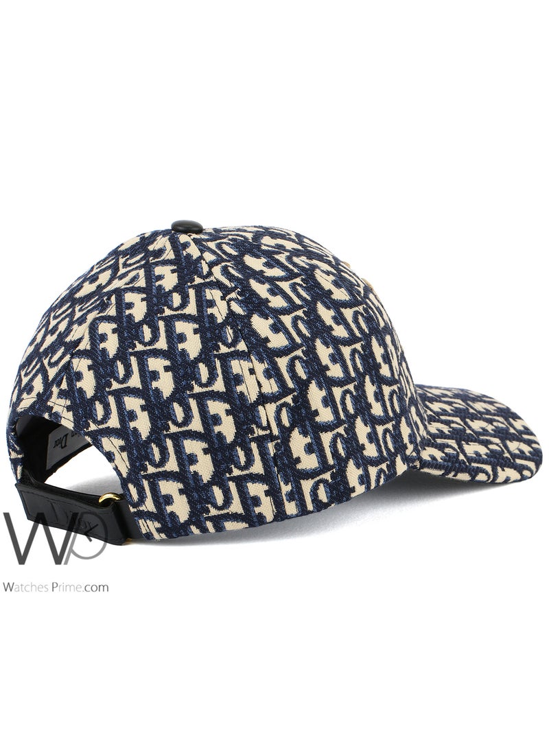 Dior Dior Baseball Cap Navy Blue Color Cotton Hat For Men  - Image 2