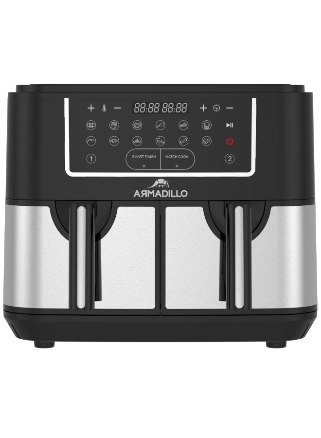Armadillo Airfryer Digital Double Door 10L  2200-2600W - Black