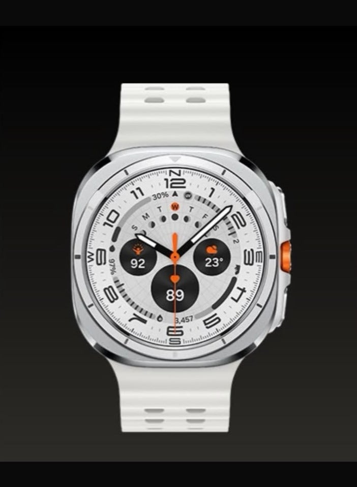Kalobee AMOLED Smartwatch with GPS and Bluetooth Calling silver Featuring Multi Straps - Image 1