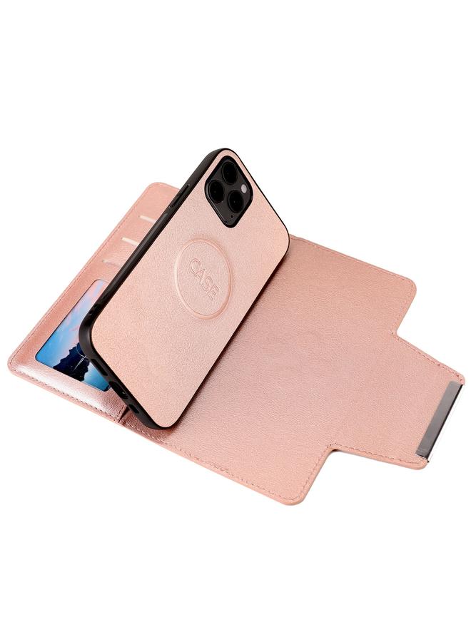 Zaboon Case For iPhone 12 mini Ultra-thin Separable Magnetic Horizontal Flip Leather Case with Card Slot & Wallet - Image 5