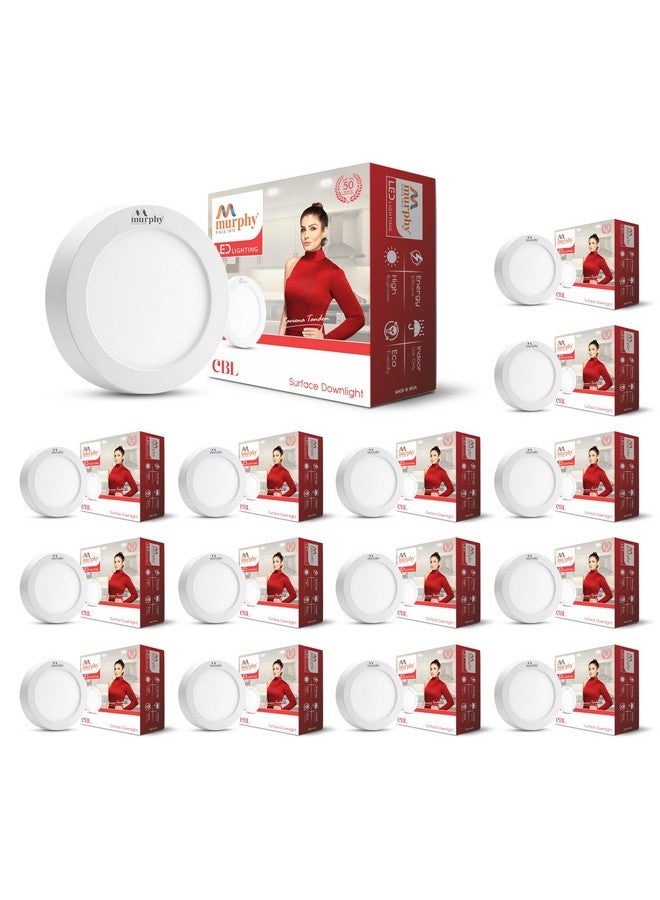 Murphy 5W CBL Round Surface Down Light (Pack of 15 Warm White) - Image 1