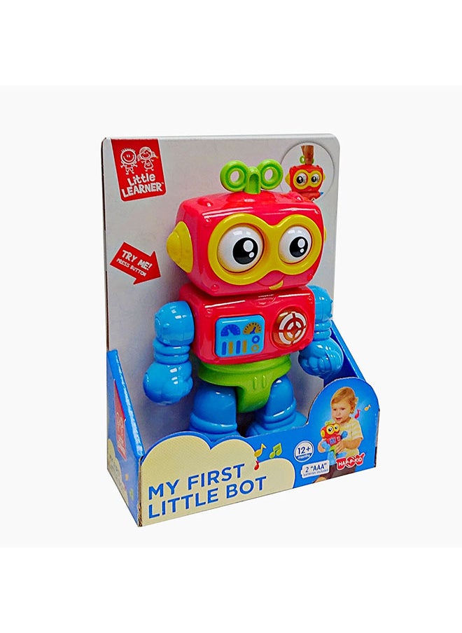 Happy Kids Little Learners My First Little Bot - Eye Rolling, Light And Sound, Multi-Articulated Arms And Legs, 12M+  - Image 1