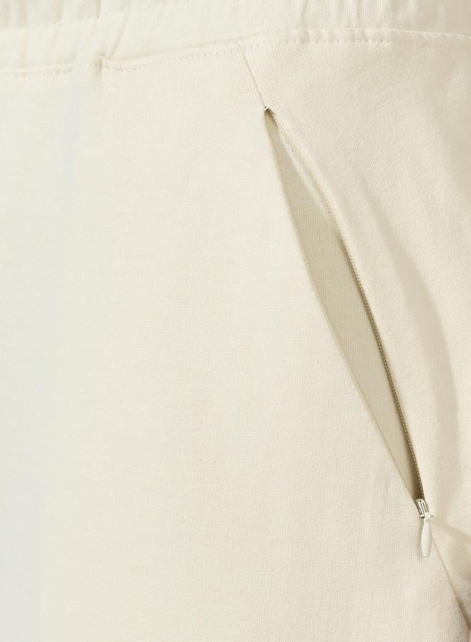 Styli Solid Cargo Joggers with Zipper Pocket  - Image 3