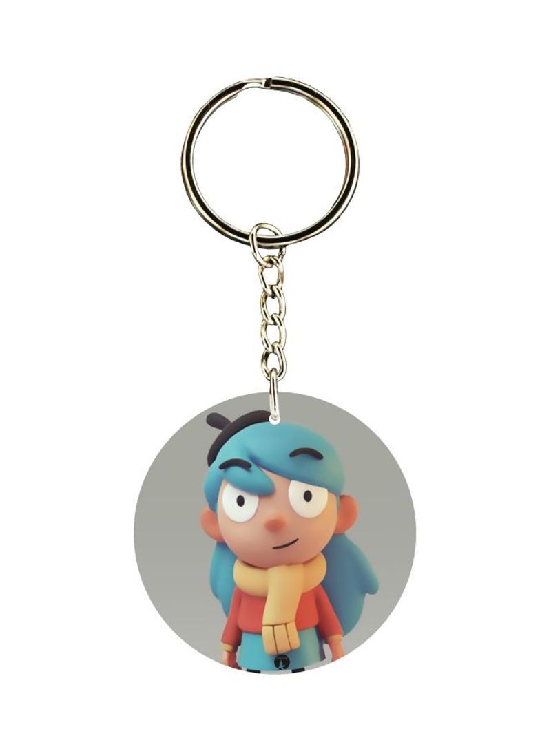 RKN Cartoon Printed Double Sided Keychain