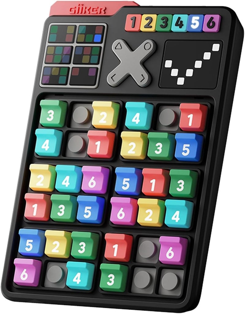 Giiker Smart Sudoku Puzzle Borad Games for Kids, Original 2500 Challenges Sudoku Brain Teasers Desktop Puzzle for Kids, Magnetic Memory Travel Games for Boys Girls, Family Birthday Gifts for Kid - Image 1