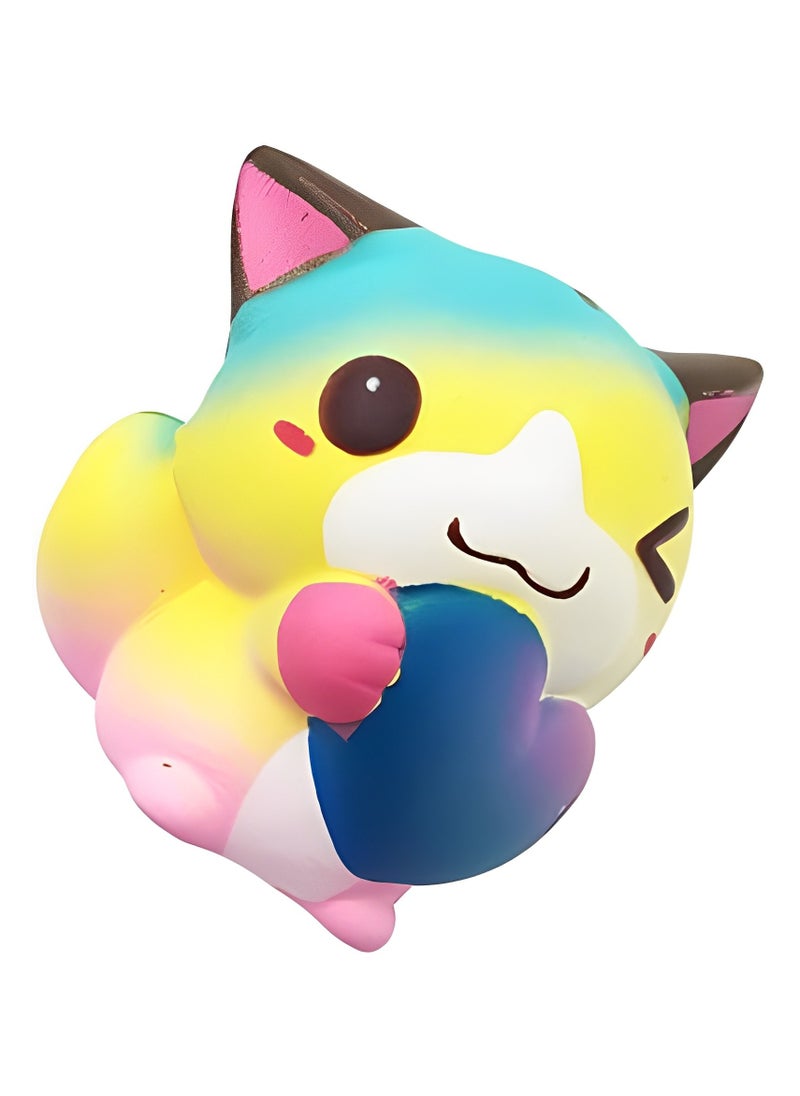 Generic - Stress Ball, Non-Toxic Squeeze Toy, Cute Cat Squishy Toys, Animal Venting Ball, Soft Sensory Relieve Stress Toy, Made of High Quality Materials - Image 1