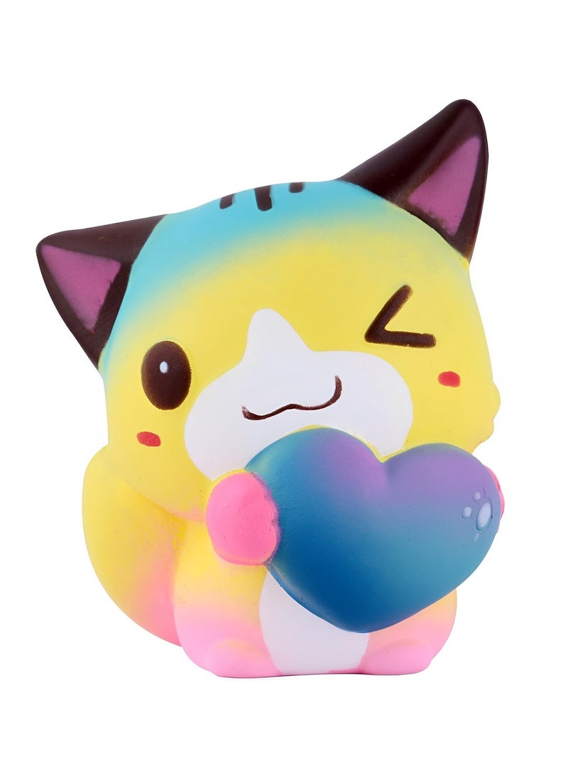 Generic - Stress Ball, Non-Toxic Squeeze Toy, Cute Cat Squishy Toys, Animal Venting Ball, Soft Sensory Relieve Stress Toy, Made of High Quality Materials - Image 1