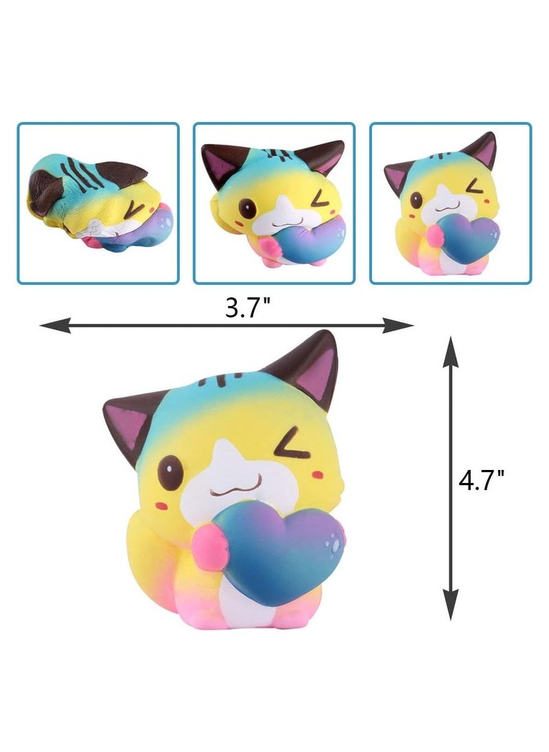 Generic - Stress Ball, Non-Toxic Squeeze Toy, Cute Cat Squishy Toys, Animal Venting Ball, Soft Sensory Relieve Stress Toy, Made of High Quality Materials - Image 1