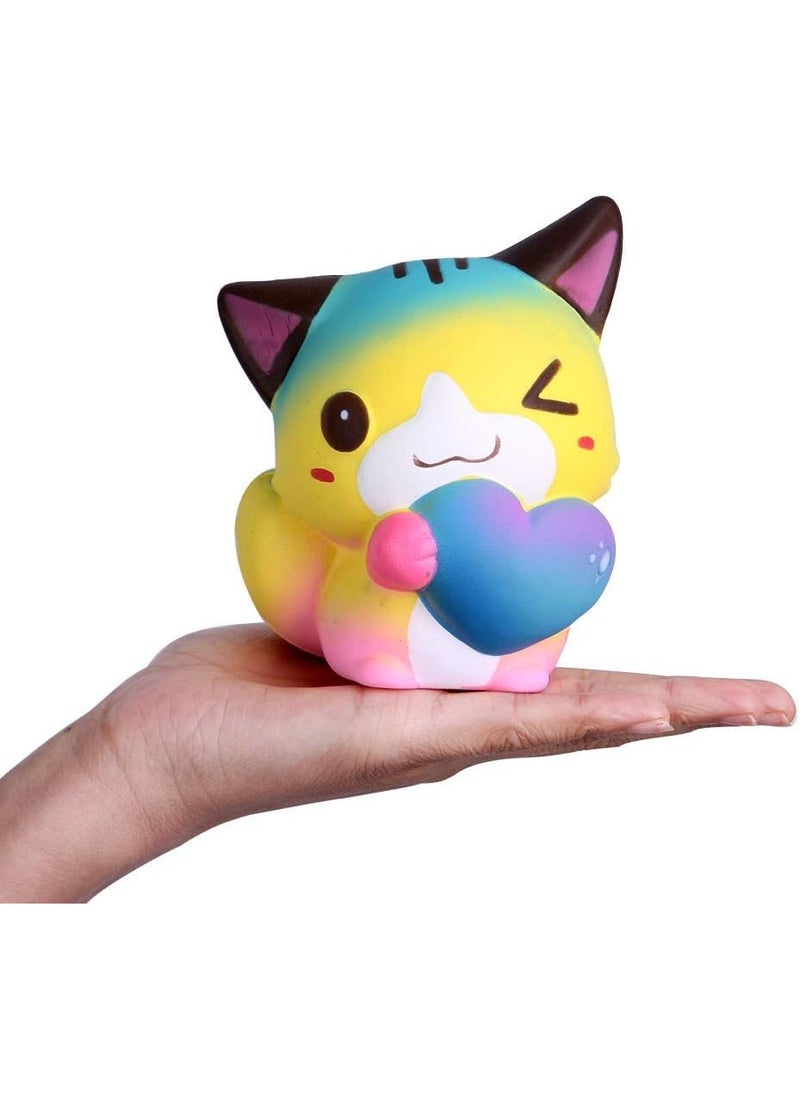 Generic - Stress Ball, Non-Toxic Squeeze Toy, Cute Cat Squishy Toys, Animal Venting Ball, Soft Sensory Relieve Stress Toy, Made of High Quality Materials - Image 1