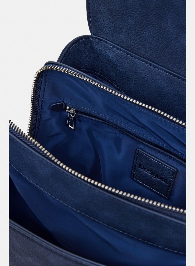 DESIGUAL Small embossed flap backpack - Image 3