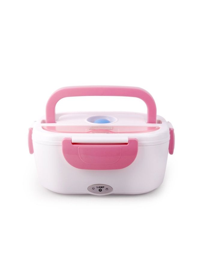 NIBEMINENT Double Insulation Food Warmer Lunch Box Pink/White 160x160x195mm  - Image 3