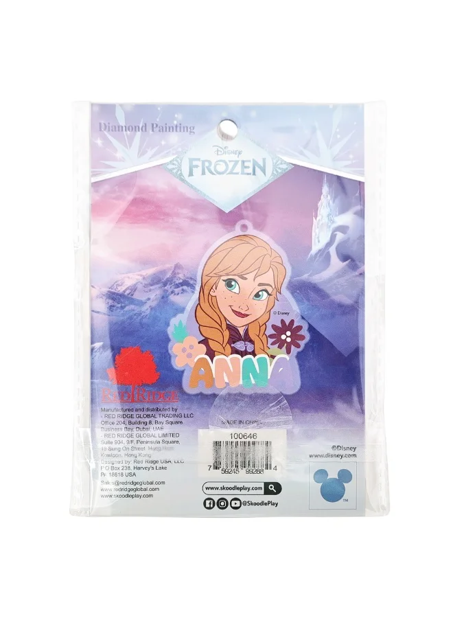 ديزني Anna Diamond Painting Key Chain Kit | Make Your Own Keychain |Art & Craft for Kids & Adult | Age 6+