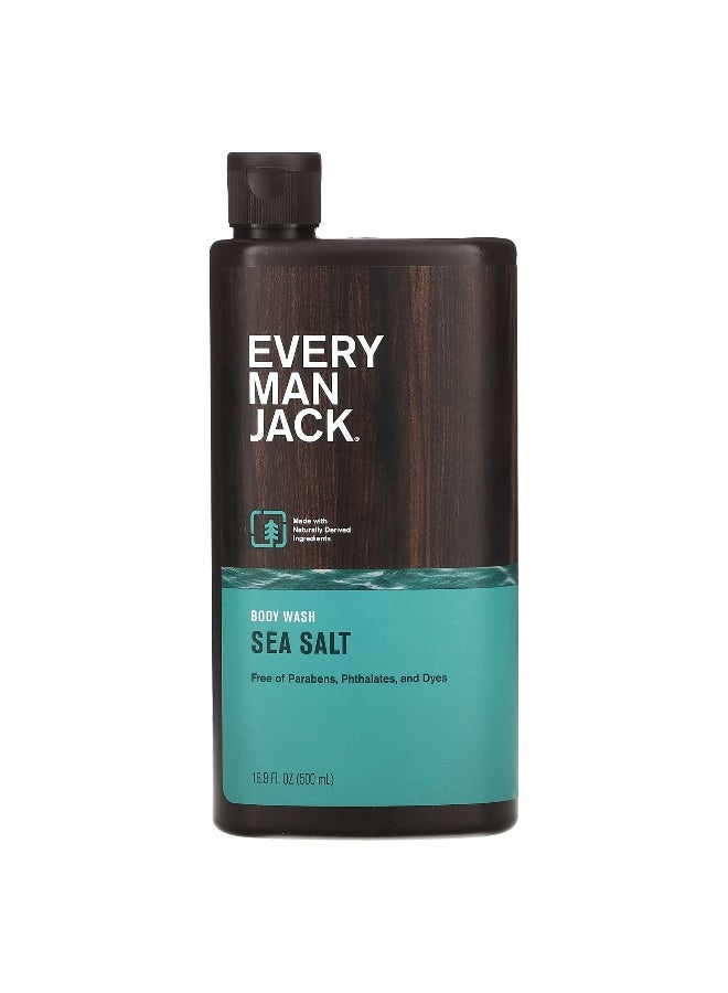 Every Man Jack Every Man Jack, Body Wash, Sea Salt, 16.9 fl oz (500 ml)  - Image 1
