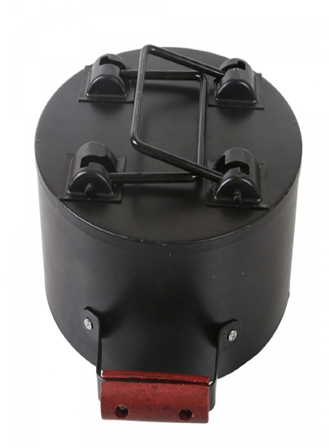 AL SANIDI شواية فحم للرحلات، شواية فحم محمولة، لون أسود، مقاس 28*13 سم - Image 3