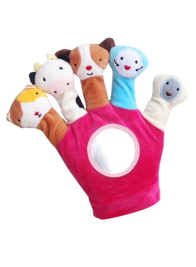 NIBEMINENT Animal Finger Plush Puppet Toy 21 x 25cm - Image 1